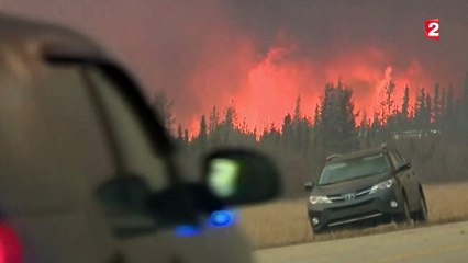 Incendie au Canada : l'incroyable fuite des habitants au milieu des flammes