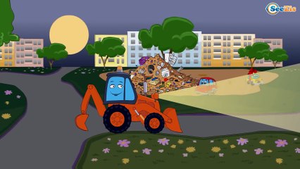 ✔ Cars Cartoons for kids / Bulldozer with Heavy Vehicles at the Construction Site / 96 Episode ✔