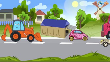✔ Cars cartoons for children Truck with friends adventures on the construction site / 74 Episode ✔