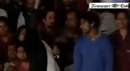 JNU Leader Kanhaiya Kumar after getting out of Jai