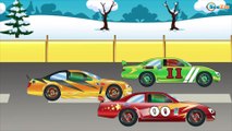 Car Cartoons. Monster Truck. Racing Cars Winter Race. Fire Truck & Ambulance. Series 8. Season 5