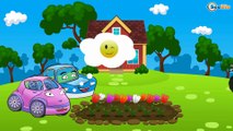 ✔ Cars Cartoons for kids. Monster Truck. Police Car. Emergency vehicles. Track with obstacles ✔