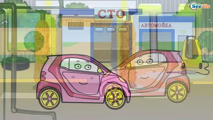 Car Cartoons for kids. Monster Truck. Car Wash & Car Service Adventures. Emergency Cars TV