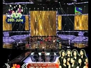 X Factor India - Last Minute's colorful performance on Rangeela Re - X Factor India - Episode 10 - 7 June 2011