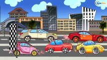 ✔ Car Wash helps a little Pink Car / Car Service / Emergency Vehicles Cartoons for children ✔