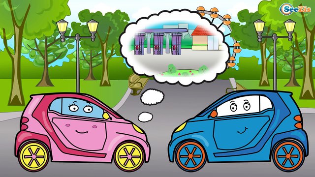 ✔ Car Racing / Car Service and Car Wash / Emergency Vehicles Cartoons Compilation for children ✔
