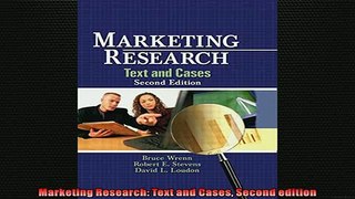FREE PDF  Marketing Research Text and Cases Second edition  FREE BOOOK ONLINE