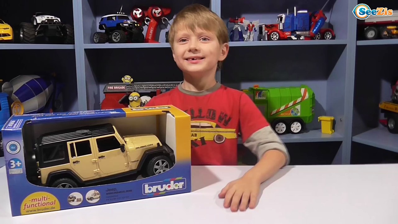 ✔ BRUDER. Распаковка новой машинки от Игорька / Igorek unboxing Jeep WRANGLER UNLIMITED RUBICON ✔