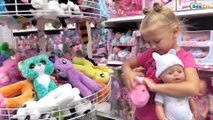 Doll Baby Born & Yaroslava on the shopping. Toys for children. Video for kids. Gift for doll