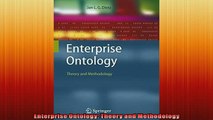 FREE DOWNLOAD  Enterprise Ontology Theory and Methodology  FREE BOOOK ONLINE