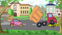 Car Cartoons. Truck. Racing Cars on the beach. Monster Truck. Heavy Vehicles for kids. Episode 60