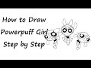 How to Draw Powerpuff Girls Step by Step - by Laor Arts