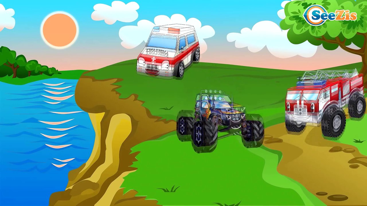 ✔ Ambulance helps the Crane at a construction site / Compilation Cartoons for kids / 34 Episode ✔