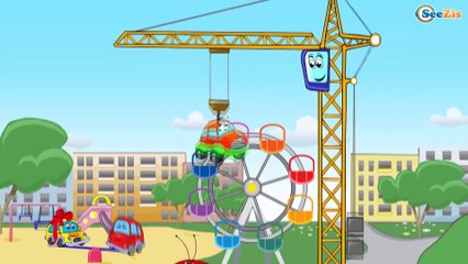 ✔ Car Cartoons Compilation for kids / Ambulance help Cars at the construction site / 38 Episode ✔