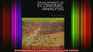 read here  Development of Economic Analysis 7th Edition