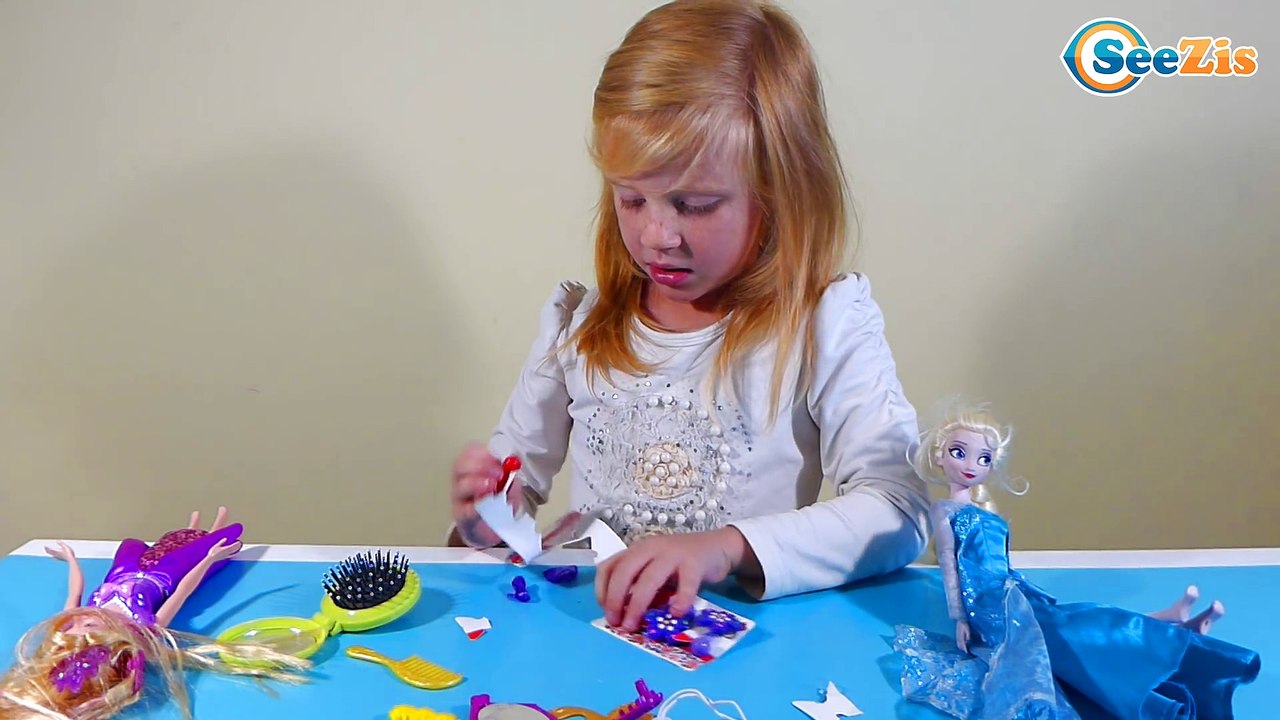 ✔ Рапунцель: Мерида, Анна и Эльза. Прически от Маши / Rapunzel Merida Anna and Elsa Disney princess