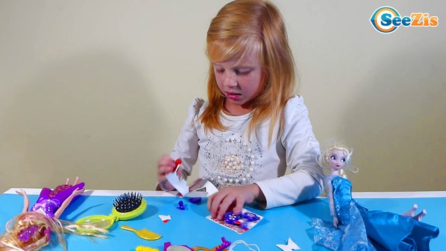 ✔ Рапунцель: Мерида, Анна и Эльза. Прически от Маши / Rapunzel Merida Anna and Elsa Disney princess