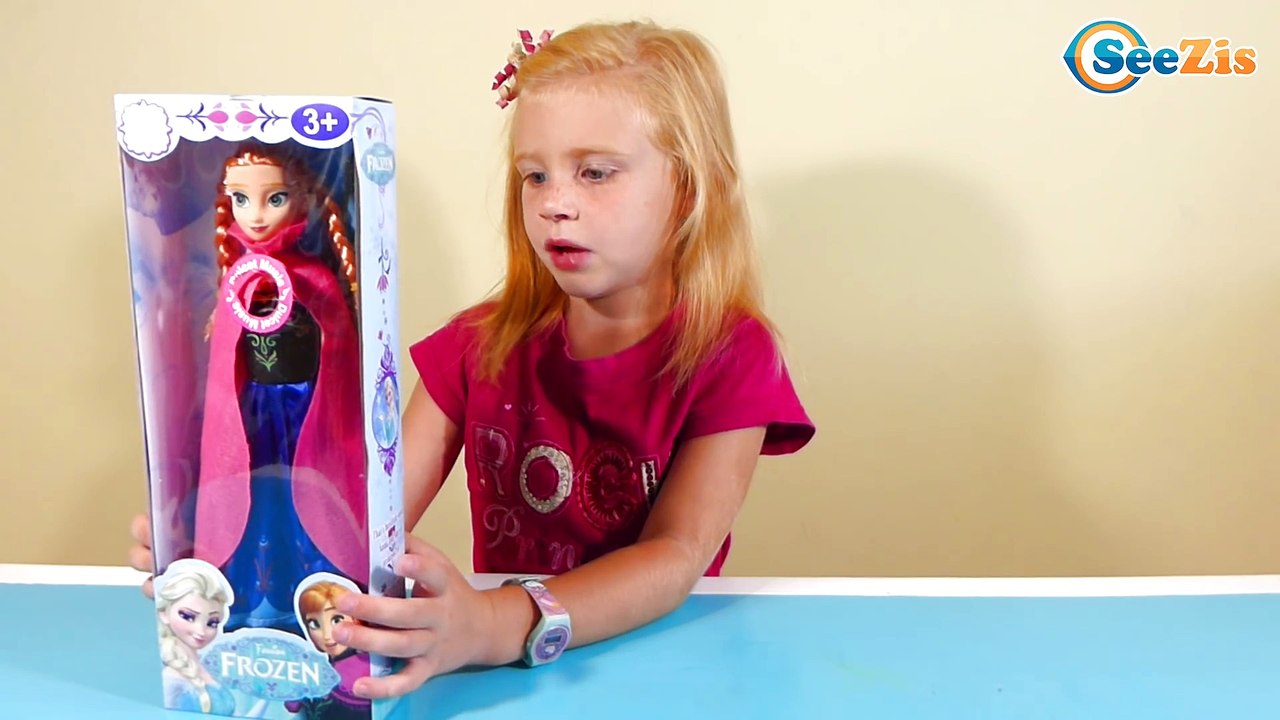 ✔ Кукла Анна. Новая Игрушка девочки Маши / Disney Frozen Anna Doll. A new toy girl of Masha ✔