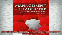 READ book  Management And Leadership For Nurse Administrators Navigate 2 Advantage Access  FREE BOOOK ONLINE