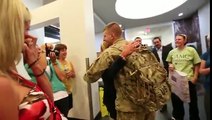 ---Soldier reunites with pregnant wife