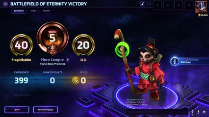 HotS - Refonte du système classé Saison 1