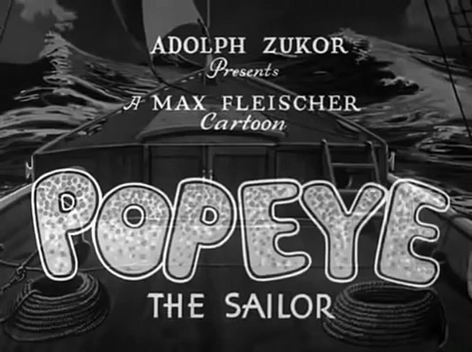 Popeye the Sailor Man - Never kick a woman (August 30, 1936)