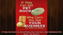 Downlaod Full PDF Free  If They Can Sell Pet Rocks Why Cant You Sell Your Business For What You Want Full EBook
