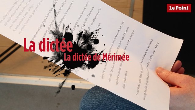 Mérimée dans la dictée du Point