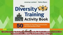 best book  The Diversity Training Activity Book 50 Activities for Promoting Communication and
