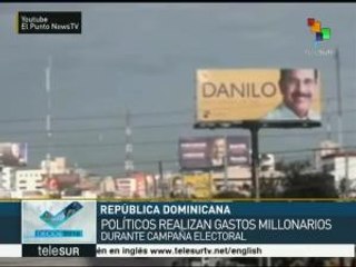 República Dominicana: denuncian gasto millonario en campaña electoral