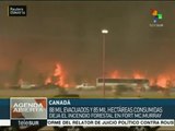 Canadá: incendio forestal, incontrolable