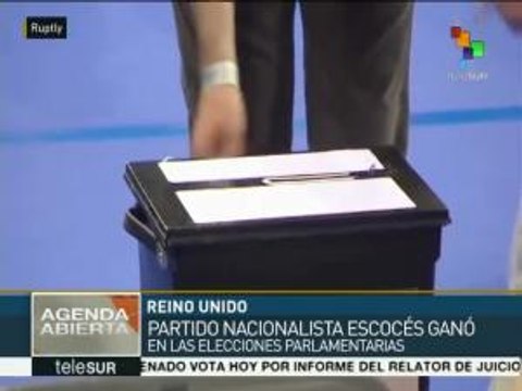 Partido Nacionalista Escocés gana elecciones parlamentarias regionales