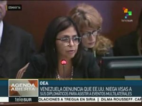 Canciller de Vzla. denuncia que EEUU niega visas a diplomáticos