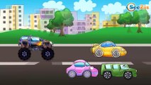 Car Cartoons for kids. Tow Truck. Tractor and Truck in the village. Monster Truck. Episode 71