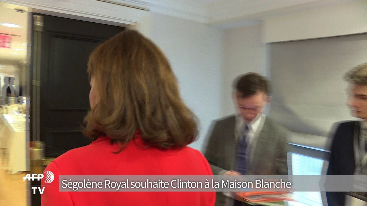 Ségolène Royal : Hillary Clinton « sera une très grande présidente des États-Unis »
