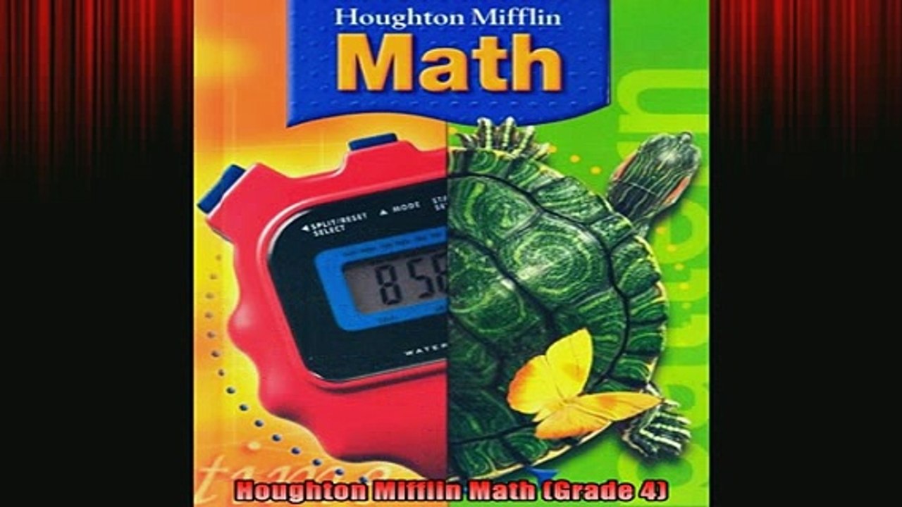 READ book Houghton Mifflin Math Grade 4 Full Free video Dailymotion