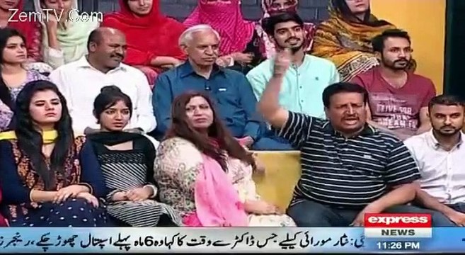 Nawaz Sharif Apne Liye to Koi Hospital Bana Nahi Saka, Man Bashes Nawaz Sharif in Khabardar