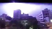 Lightening Strike Thunder Storm in Hyderabad
