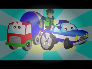 Cartoon about cars. CARSCHOOL – Traffic lights. Cars for children