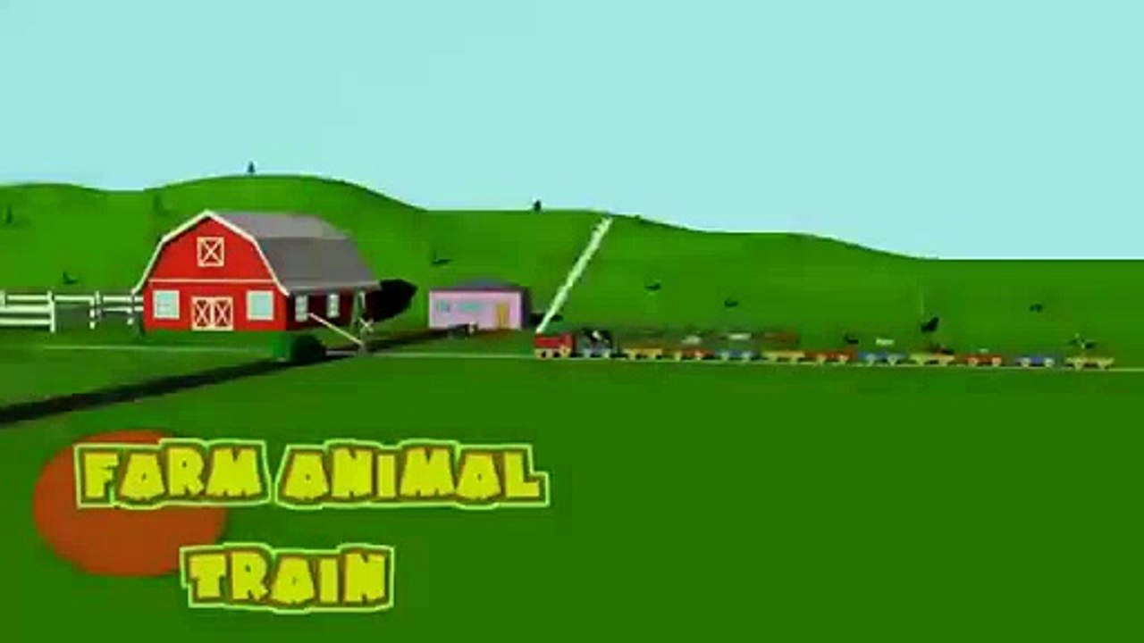 Farm Animal Train .- Learning for Kids