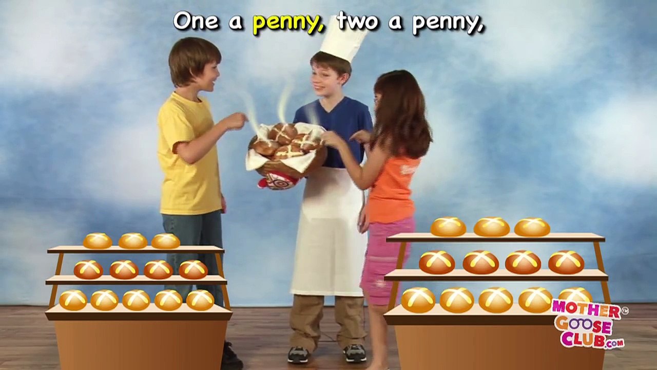 Hot Cross Buns! Mother Goose Club Playhouse Kids Video