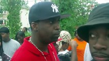 Curtis 50 Cent Jackson@50 Cent Community Garden in Baisley Park, Jamaica, Queens, NY