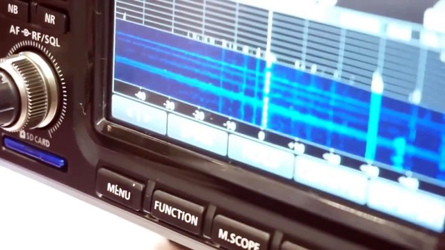 ICOM IC 7300 video of all funcion