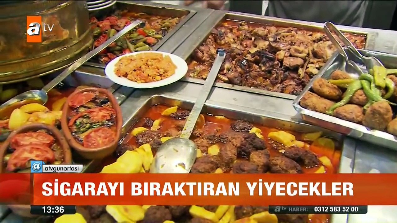 Sigarayı bıraktıran yiyecekler - atv Gün Ortası