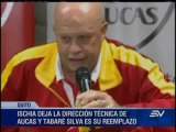 Aucas cambia de DT y asume Tabare Silva