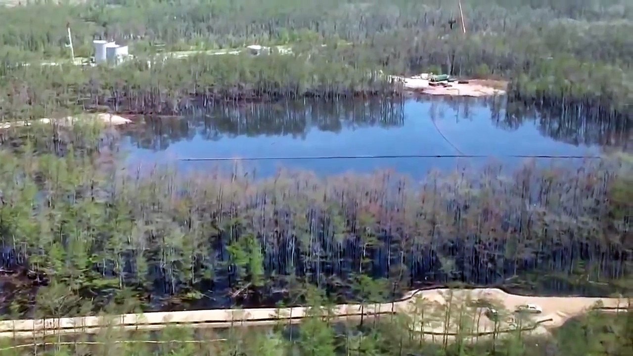 ALERT: Louisiana Sinkhole Flyover ~ March 28, 2013 ~ Bayou Corne, Assumption Parish (Mirro