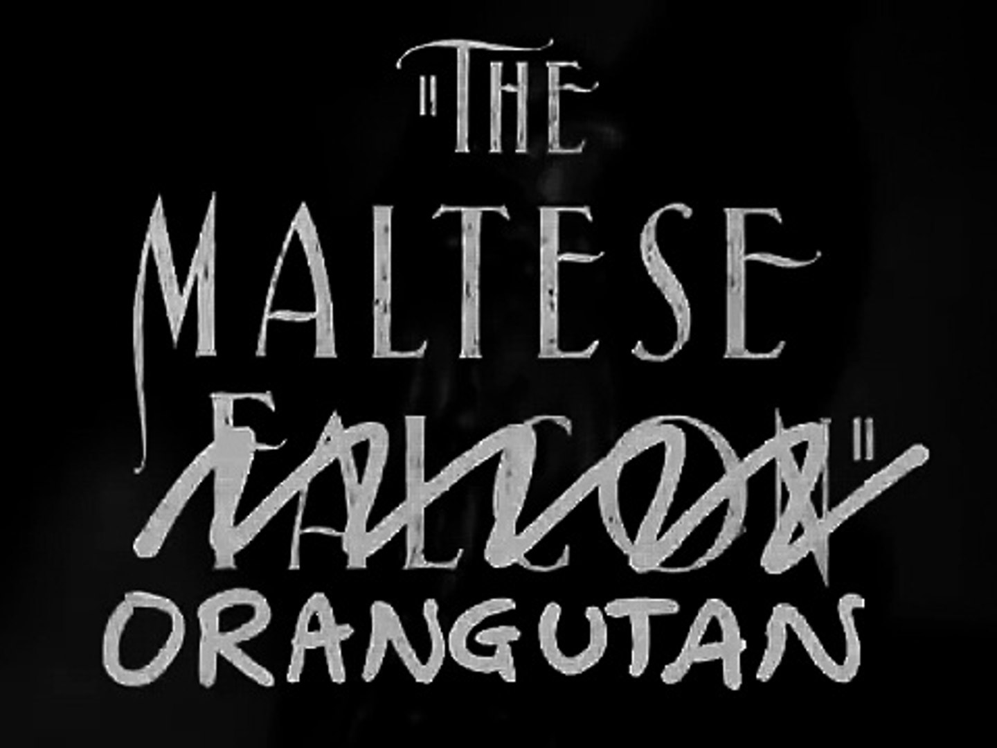 The Maltese Falcon - Orangutan Version