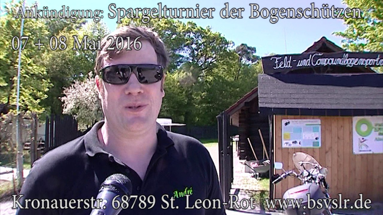 Bogenschützenverein St Leon Rot - 07. Mai und 08. Mai - das 24. Spargeltunier