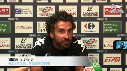 Bayonne - Albi : La réaction de Vincent Etcheto
