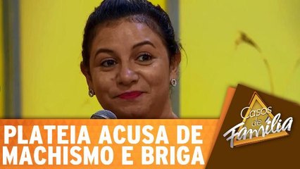 Plateia acusa convidados de machista e causam briga